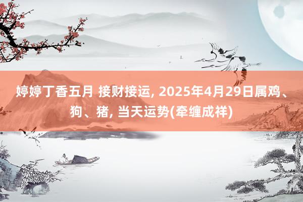 婷婷丁香五月 接财接运， 2025年4月29日属鸡、狗、猪， 当天运势(牵缠成祥)